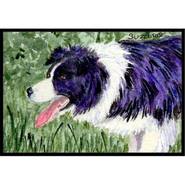 Carolines Treasures 24 x 36 in. Border Collie Doormat CA74381 - main